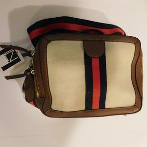 INZI Small Stripe Crossbody Handbag—NWT